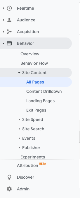 find harmful pages in analytics
